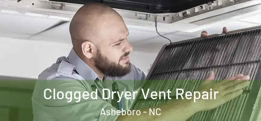  Clogged Dryer Vent Repair Asheboro - NC