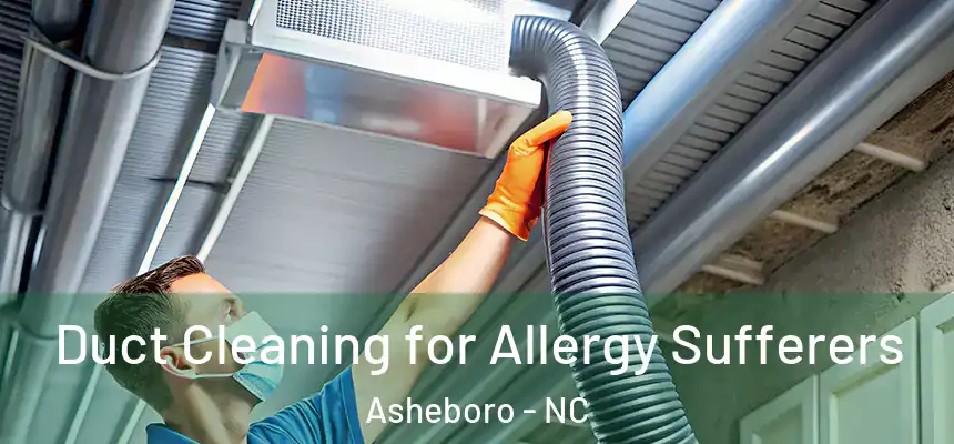 Duct Cleaning for Allergy Sufferers Asheboro - NC